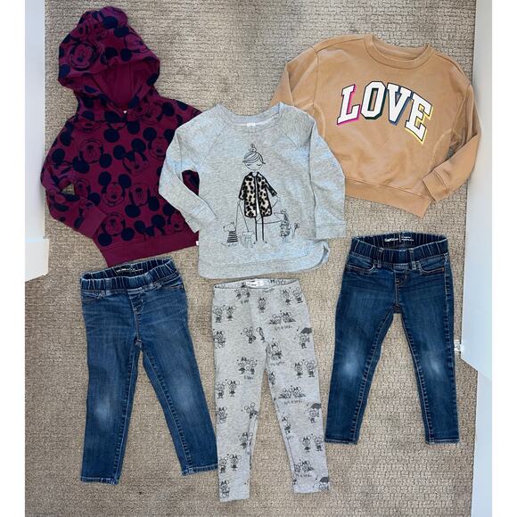 Baby Gap Fall Lot 4T Jeans Sweatshirts Legging - Main Image